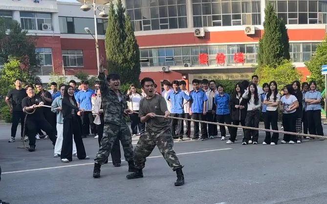 凝心聚力 一“绳”同心|山东民族技师学院拔河比赛圆满落幕!